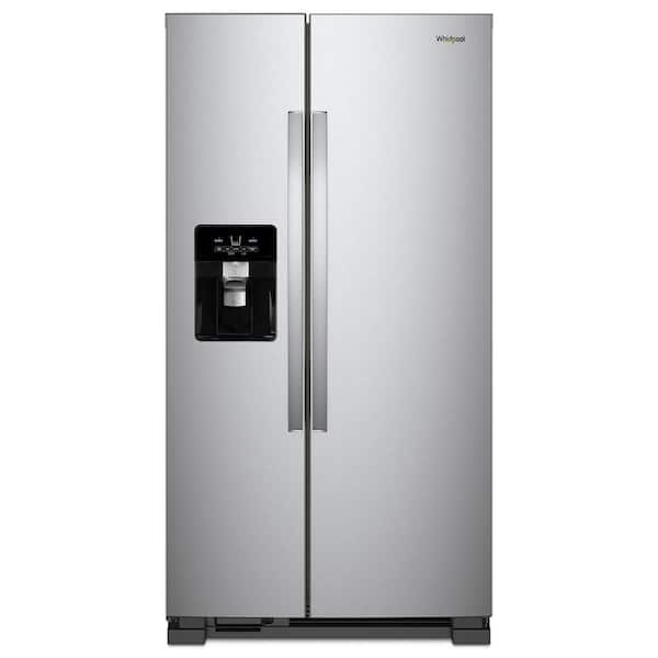 Whirlpool 21.4 cu. ft. Side by Side Refrigerator in Fingerprint Resistant Stainless Finish
