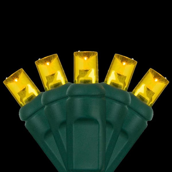 Wintergreen Lighting 24 ft. 70-Light Gold 5 mm LED Mini Light Set