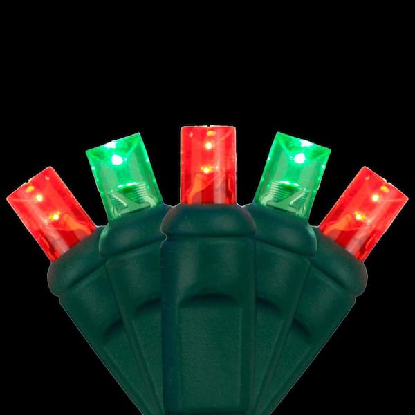 Wintergreen Lighting 24 ft. 70-Light Red and Green 5 mm LED Mini Light Set Wintergreen Lighting 24 ft. 70-Light Red and Green 5 mm LED Mini Light Set