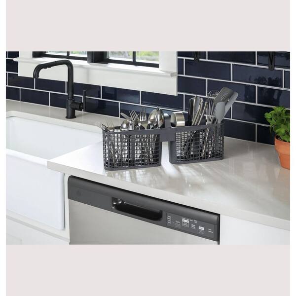 GE 24 In. Built-In Tall Tub Front Control Stainless Steel Dishwasher With 60 DBA ENERGY STAR
