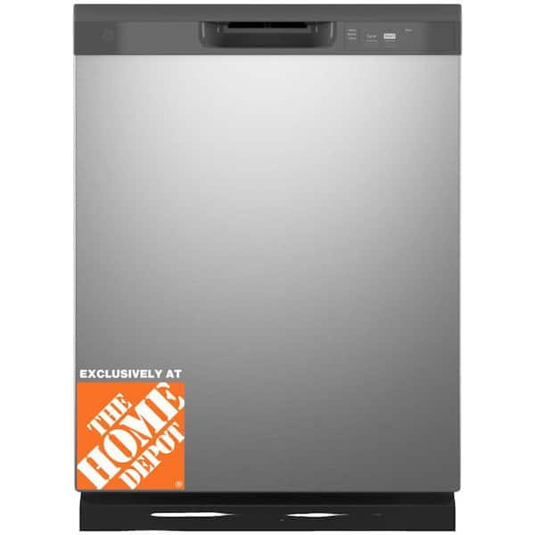GE 24 in. Built-In Tall Tub Front Control Stainless Steel Dishwasher with 60 dBA ENERGY STAR