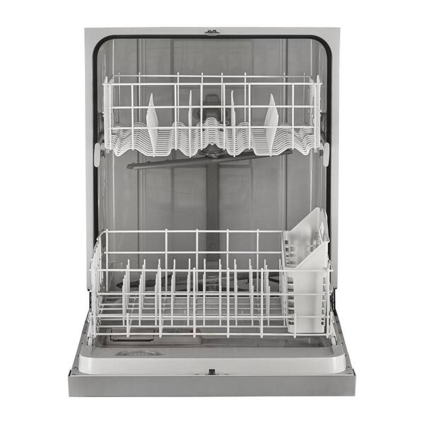 Whirlpool 24 In. Front Built-In Tall Tub Dishwasher In Stainless Steel With 4 -Cycles