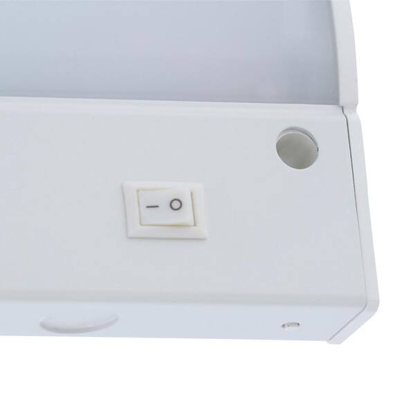 PRIVATE BRAND UNBRANDED 24 In. Hardwired White Integrated LED Under Cabinet Light