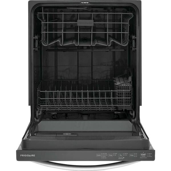 Frigidaire 24 In Top Control Built In Tall Tub Dishwasher With Plastic Tub In Stainless Steel With 4-cycles
