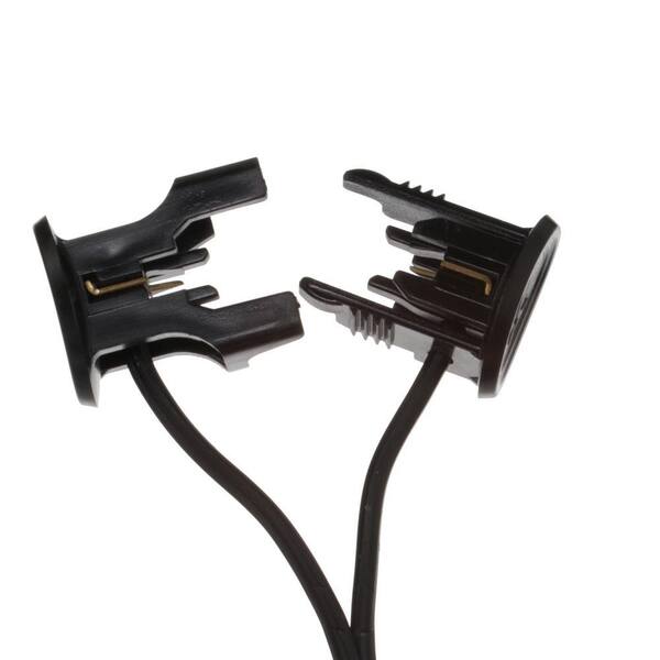 Hampton Bay 240 Lumen Low Voltage Millennium Black Adjustable Light Color Integrated LED Outdoor Landscape Spot Light