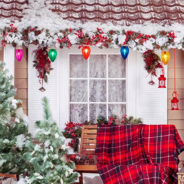 Northlight 25-Count Multi-Color C7 Christmas Lights 24 Ft. White Wire