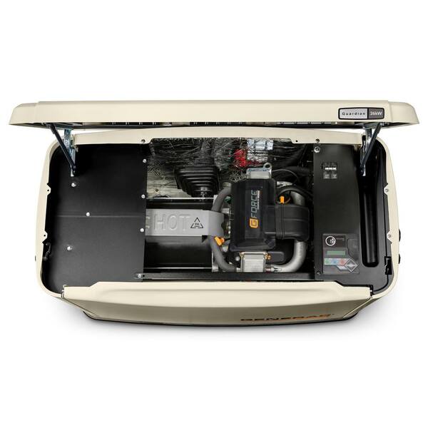 Generac 26 000 Watt - Dual Fuel Air- Cooled Whole House Home Standby Generator Smart Home Monitoring & 200-AMP Transfer Switch