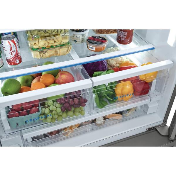 Frigidaire 28 Cu. Ft. Standard Depth French Door Refrigerator In Smudge-Proof Stainless Steel ENERGY STAR