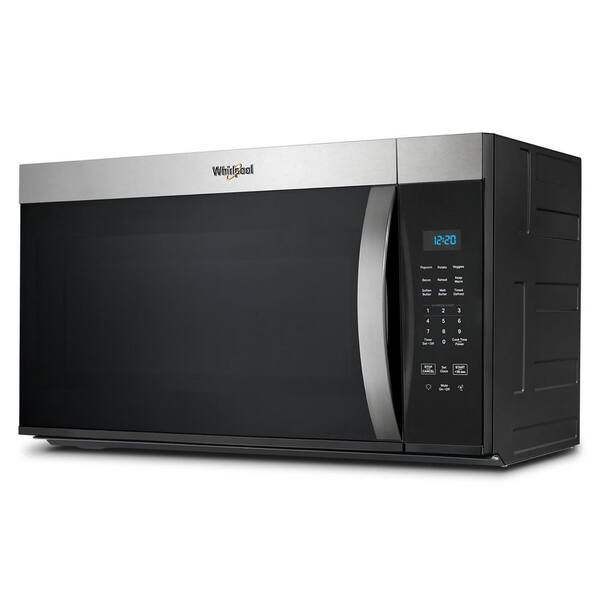 Whirlpool 30 In. 1.7 Cu. Ft. Over-the-Range Microwave In Stainless Steel Finish With Express Cooking Buttons