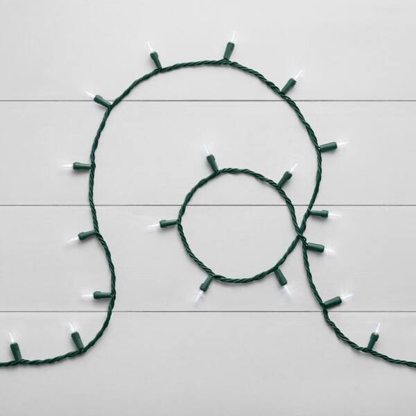 Home Accents Holiday 300 Count Cool White Steady Lit Super Bright Mini LED Lights