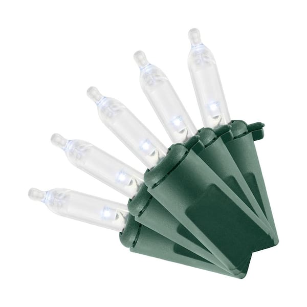 Home Accents Holiday 300 Count Cool White Steady Lit Super Bright Mini LED Lights