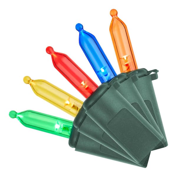 Home Accents Holiday 300 Count Multi-Colored Steady Lit Super Bright Mini LED Lights