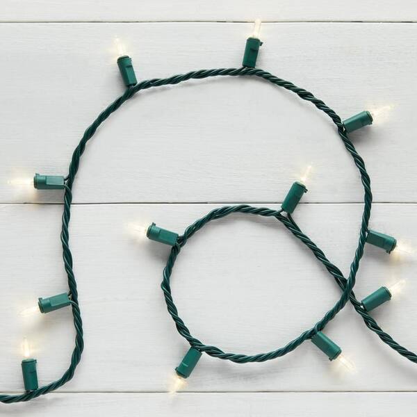 Home Accents Holiday 300 Count Warm White Steady Lit Super Bright Mini LED Lights