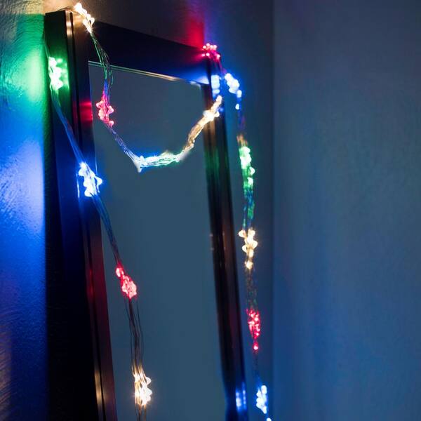 LUMABASE 300-Lights LED Multi-Color Electric Multi-Strand Fairy String Lights