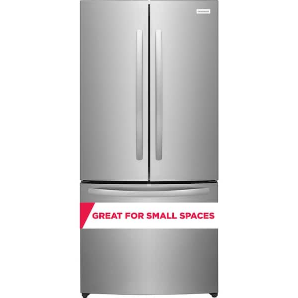 Frigidaire 31.5 in. 18 cu. ft. Counter Depth French Door Refrigerator in Fingerprint-Resistant Stainless Look Frigidaire 31.5 in. 18 cu. ft. Counter Depth French Door Refrigerator in Fingerprint-Resistant Stainless Look