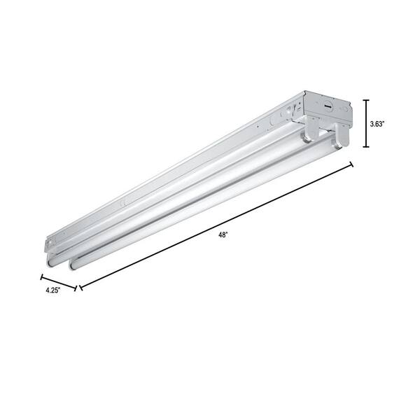 Metalux 32-Watt 2-Light White 4 Ft. Fluorescent Strip Light