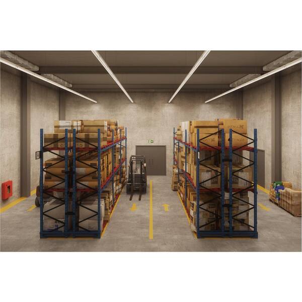 Metalux 32-Watt 4-Light White 8 Ft. Tandem Fluorescent Strip Light