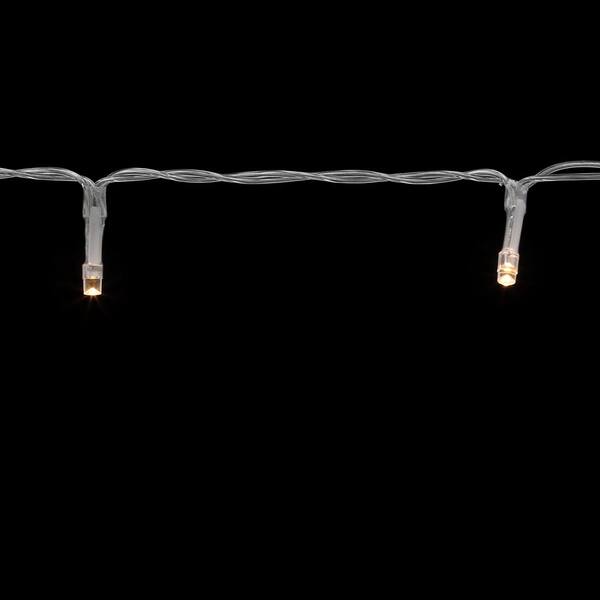 Novolink 34 Ft. 100-Light LED Warm White Battery Operated Decorative String Light