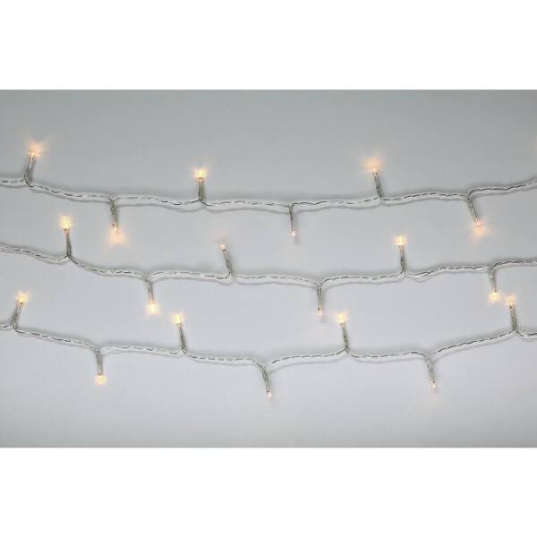 Novolink 34 Ft. 100-Light LED Warm White Battery Operated Decorative String Light