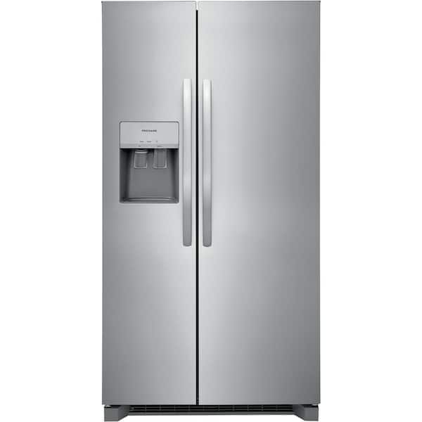Frigidaire 36 in. 26 cu. ft. Standard Depth Side by Side Refrigerator in Stainless Steel
