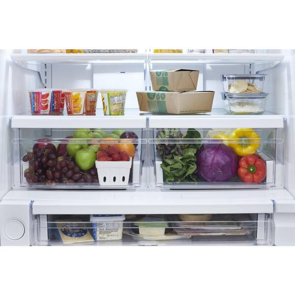Frigidaire 36 In 29 Cu. Ft. Standard Depth French Door Refrigerator In Smudge-Proof Stainless Steel With Internal Water Dispenser