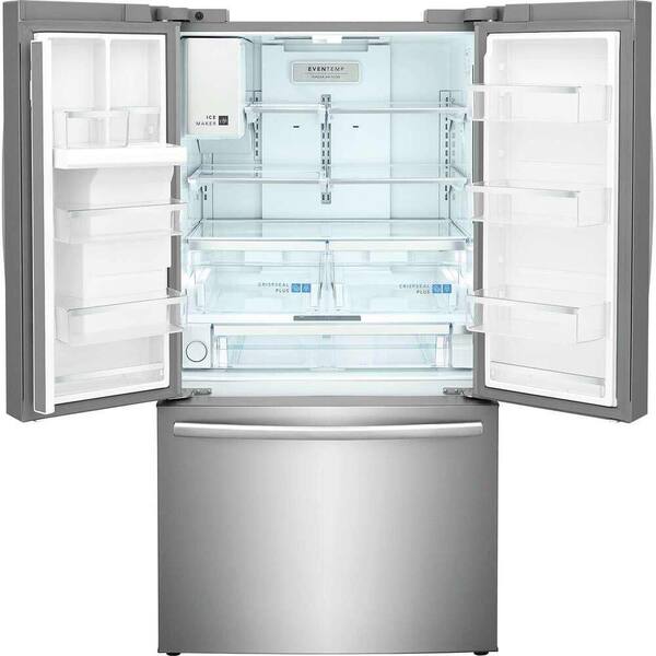 Frigidaire 36 In. Gallery 28 Cu. Ft. Standard Depth French Door Refrigerator In Smudge-Proof Stainless Steel