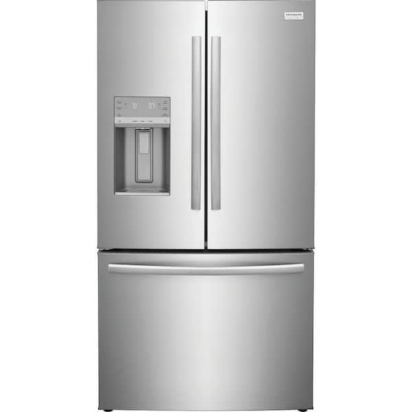Frigidaire 36 in. Gallery 28 cu. ft. Standard Depth French Door Refrigerator in Smudge-Proof Stainless Steel
