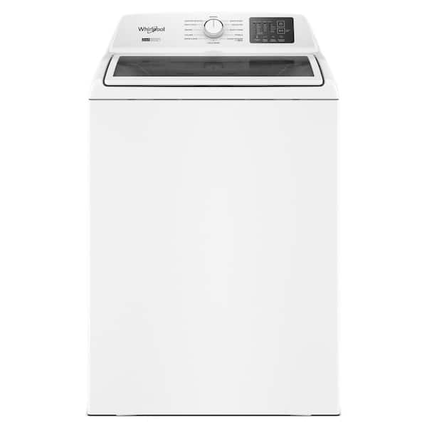 Whirlpool 4.3 cu. ft. Top Load Washer in White with 2-in-1 Removable Agitator and Soft Close Glass Lid