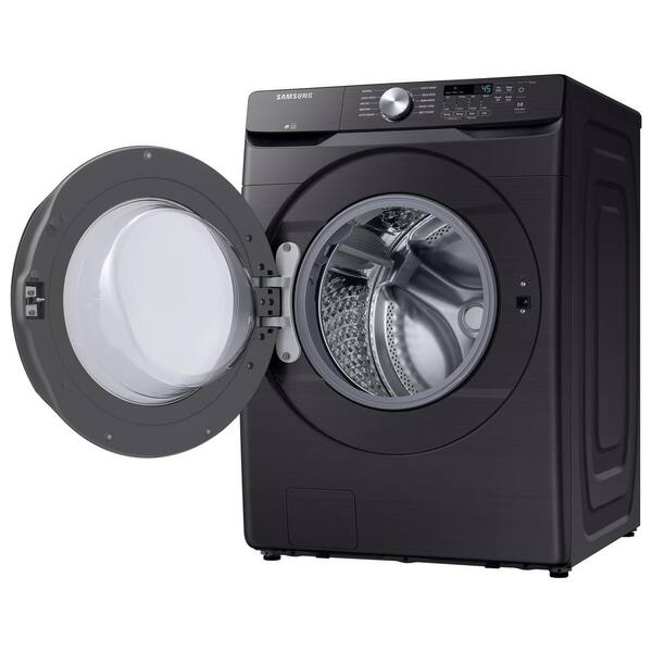 Samsung 4.5 Cu. Ft. High-Efficiency Front Load Washer In Brushed Black With Self-Clean+