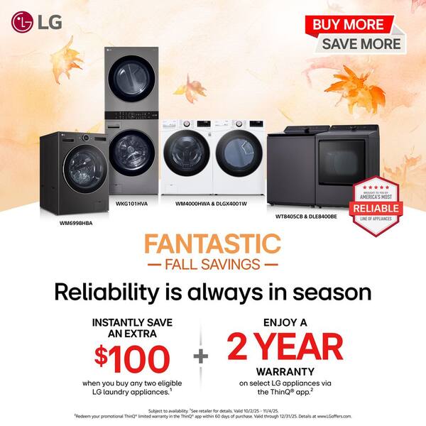 LG 4.5 Cu. Ft. Stackable SMART Front Load Washer In Black Steel With Steam And TurboWash360 Technology