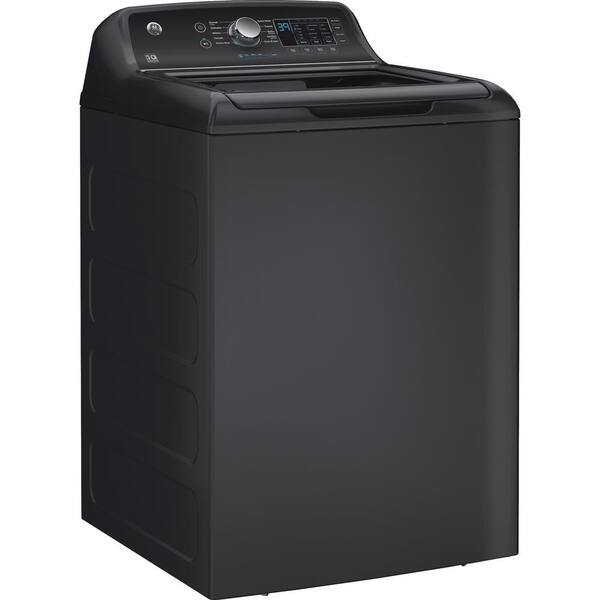 GE 4.5 Cu. Ft. Top Load Washer In Diamond Gray With Dual Action Agitator Water Level Control Soak Rinse And Quick Wash