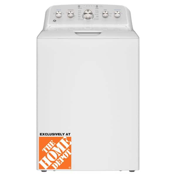 GE 4.6 cu. ft. High-Efficiency Top Load Washer in White with High Performance Impeller and Stain PreTreat Energy Star