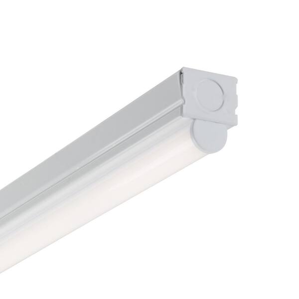 Metalux 4 Ft. 1-Light Linear White Integrated LED Ceiling Strip Light With 2100 Lumens 4000K