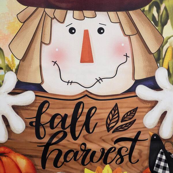 Northlight 40 In. X 28 In. Scarecrow Fall Harvest Outdoor House Flag