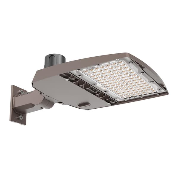 HALO 450-Watt Equivalent Integrated LED Bronze Area Light Large 18000 Lumens
