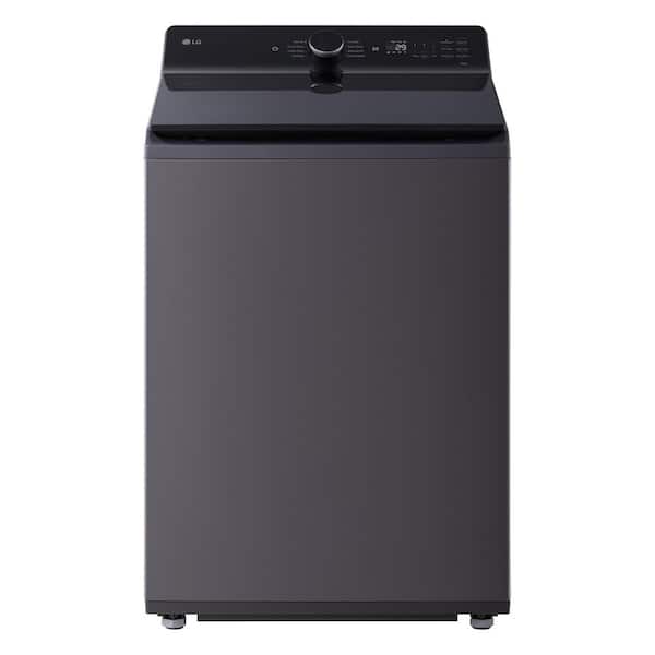 LG 5.5 cu. ft. SMART Top Load Washer in Matte Black with Impeller Easy Unload and TurboWash3D Technology