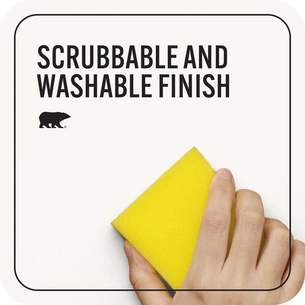 BEHR PREMIUM PLUS 5 Gal. Ultra Pure White Eggshell Enamel Low Odor Interior Paint & Primer