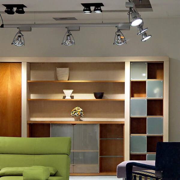 Feit Electric 50-Watt Equivalent MR16 GU10 Dimmable Track Lighting 90+ CRI Frosted Flood LED Light Bulb Bright White (3-Pack)