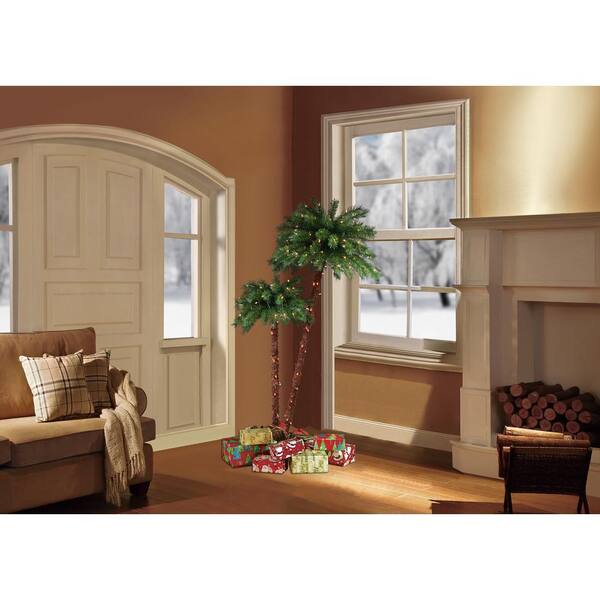 Puleo International 6 Ft. Prelit Artificial Palm Tree With 175 UL-Listed Lights