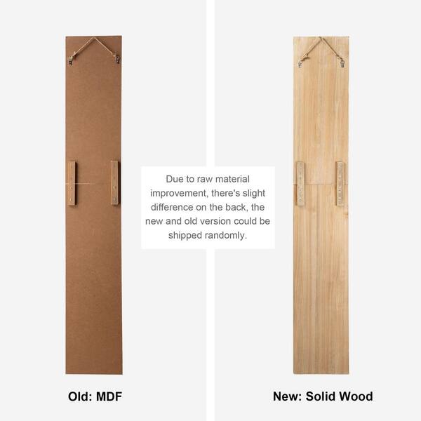 Glitzhome 60 In. H Wooden Welcome Porch Sign With 4 Changable Wreathes (Spring/Patriotic /Fall/Christmas )