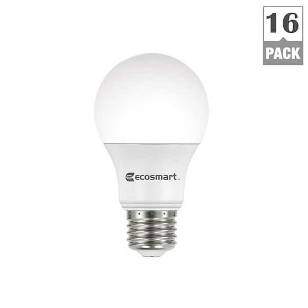 Unbranded 60-Watt Equivalent A19 Non-Dimmable LED Light Bulb Daylight (16-Pack)