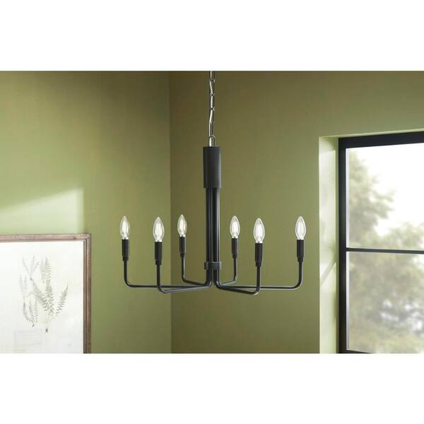 EcoSmart 60-Watt Equivalent B11 Dimmable Candelabra ENERGY STAR Clear Glass LED Vintage Edison Light Bulb Bright White (3-Pack)