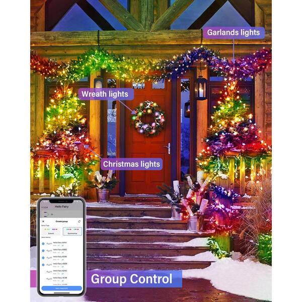 AVATAR CONTROLS 66 FT 200 LED Smart String Lights Color Changing APP Remote Control Timer Dimmable Christmas Fairy Twinkle Lights