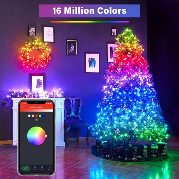 AVATAR CONTROLS 66 FT 200 LED Smart String Lights Color Changing APP Remote Control Timer Dimmable Christmas Fairy Twinkle Lights