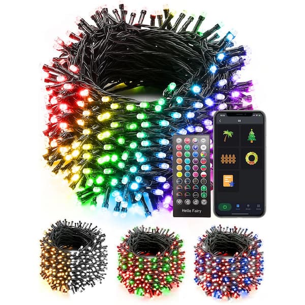 AVATAR CONTROLS 66 FT 200 LED Smart String Lights Color Changing APP Remote Control Timer Dimmable Christmas Fairy Twinkle Lights