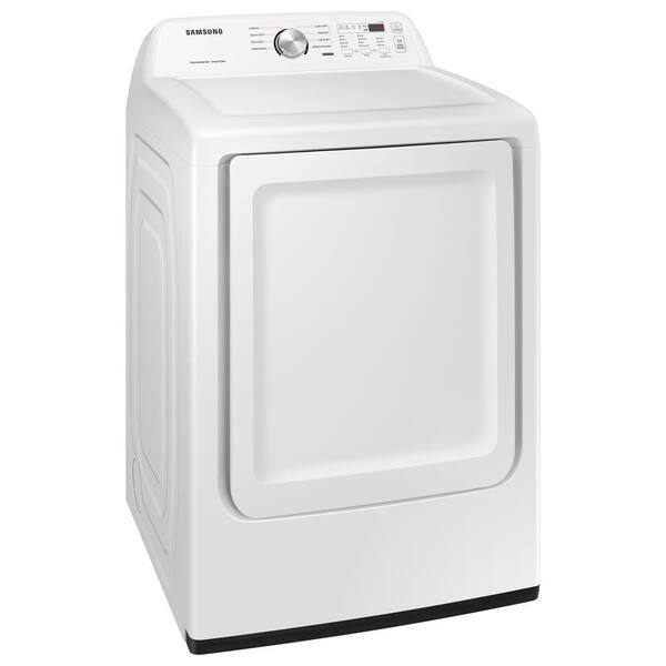 Samsung 7.2 Cu. Ft. Vented Electric Dryer In White With Sensor Dry