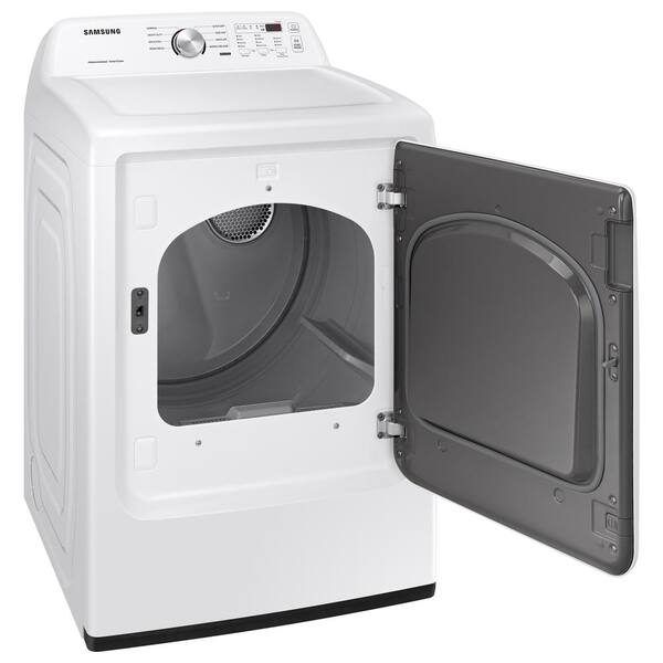Samsung 7.2 Cu. Ft. Vented Electric Dryer In White With Sensor Dry