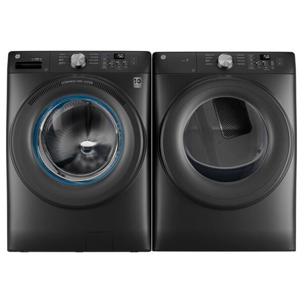 GE 7.8 Cu. Ft. Vented Smart Front Load Electric Dryer In Carbon Graphite With Wrinkle Care And Sanitize Cycles