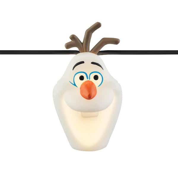Unbranded 7 ft. Musical Olaf Face Battery-Operated Lights (1-set)
