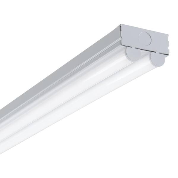 Metalux 8 Ft. 2-Light Linear White Integrated LED Garage Strip Light With 8913 Lumens 4000K